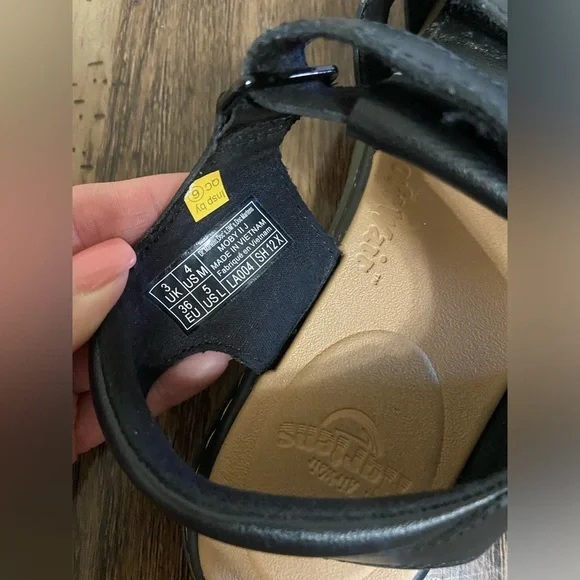 Dr. Martens Black Fisherman Sandals